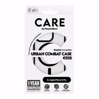 CARE by PanzerGlass Urban Combat Magnētiskais viedtālruņa apvalks iPhone 15 Pro - melns