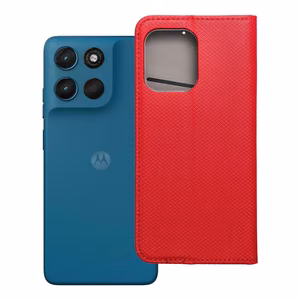 SMART CASE Book maciņš priekš Oppo Reno A6 PRO 5G - sarkans
