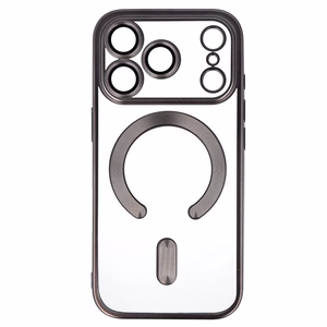Металлический чехол MagSafe для iPhone 17 Pro Max титановый