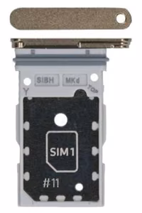 SIM card holder Samsung S928 S24 Ultra Dual Dzeltens original (service pack)