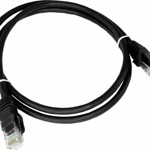 Alantec KKU5CZA1 tīkla kabelis melns 0.25 m Cat5e U/UTP (UTP)