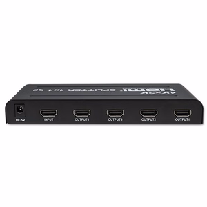 Qoltec 51798 aktīvais HDMI sadalītājs 4 x HDMI 4K x 2K | 3,4 Gb/s
