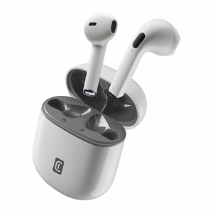 Cellularline Style Color Bluetooth 5.3 TWS bezvadu austiņas ar uzlādes futrāli, baltas