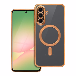 Case for Samsung A56 Electro Mag Cover compatible with MagSafe gold