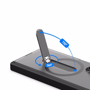 Dux Ducis Kind vāciņš modelim Samsung Galaxy Z Fold 8 Ultra / Z Fold 7, ar statīvu, saderīgs ar MagSafe – melns
