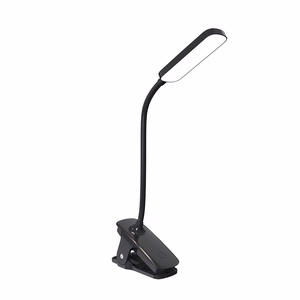 Wozinsky VT-01 Mini LED lasīšanas lampa ar klipsi un 80 cm USB-C kabeli, melna