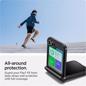 Spigen Tough Armor Pro Mag Magnētiskais viedtālruņa apvalks Samsung Galaxy Z Flip 6 / 7 FE - melns