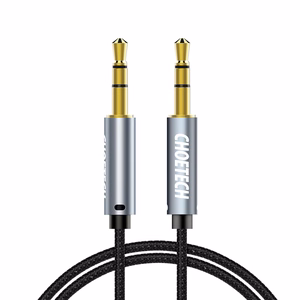 Choetech AUX002 kabelis mini džeks 3,5 mm (spraudnis) / mini džeks 3,5 mm (spraudnis) 1,2 m - melns