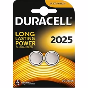 Duracell DL2025 – litija CR2025 baterijas, 2 gab.