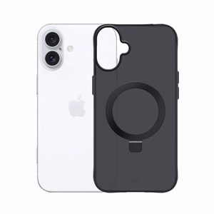 3mk Smoke magnētiskais viedtālruņa apvalks ar statīvu iPhone 17 - melns