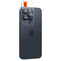 Spigen Optik.tR EZ Fit kameras aizsargs iPhone 14 Pro / Pro Max / 15 Pro / Pro Max – titāna zils, 2 gab.
