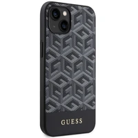 Guess GUHMP14MHGCFSEK iPhone 14 Plus 6.7" Viedtālruņa apvalks melns/melns Magnētiskais