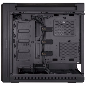 ASUS ProArt PA602 Wood Edition datora korpuss MidiTower rūdīts stikls ATX melns