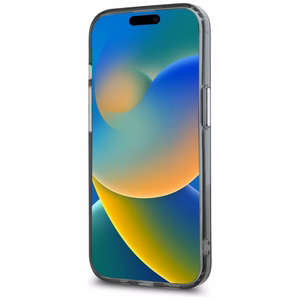 Karl Lagerfeld IML Monogramma Karl & Choupette Head Magnētiskais iPhone 15 viedtālruņa apvalks - melns