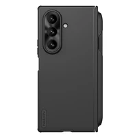 Nillkin Super Frosted Shield Fold Magnētiskais viedtālruņa apvalks priekš Samsung Galaxy Z Fold 7, saderīgs ar MagSafe, ar S Pen Space - melns