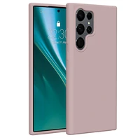 Etteri silikona viedtālruņa apvalks Samsung Galaxy S23 Ultra gaiši rozā