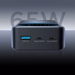 Joyroom 30000mAh 65W внешний аккумулятор с цифровым дисплеем (JR-PBF05) - чёрный