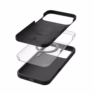 Crong Color Cover Magnetic MagSafe vāciņš ierīcei iPhone 17 Pro Max, melns