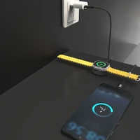 Dudao A12MaxC PD60W 2-in-1 lādētājs Apple Watch / USB-C - melns