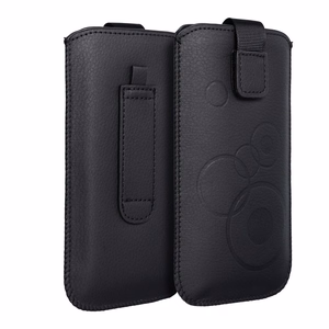 Deko universāls apvalks - Samsung Galaxy S6/S7/A5 2016/A5 2017/J5 2017/Huawei P8 2017/P10 Lite melns