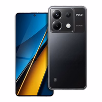 Caurspīdīgs viedtālruņa apvalks 2 mm XIAOMI POCO X6 5G (kameras aizsardzība) caurspīdīgs
