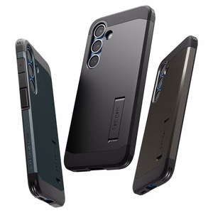 Spigen Tough Armor Magnētiskais viedtālruņa apvalks Samsung Galaxy S25 - melns