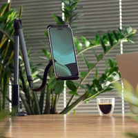 Wozinsky garš elastīgs tālruņa un planšetdatora turētājs melns (WTHBK5)