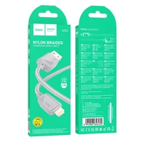 Kabelis USB A uz Lightning Hoco 2,4A 1 m X113 pelēks