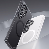 Benks magnētiskais Lucid Armor viedtālruņa apvalks (0045) Samsung Galaxy S25 Plus Ultra, balts