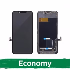 LCD Displejs Saderīgs ar iPhone 13 Melns (Hard OLED / Economy)