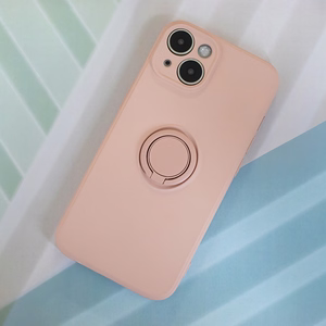 Finger Grip viedtālruņa apvalks iPhone 15 Pro 6,1" rozā