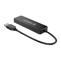 Orico FL01 USB-A Hub dokstacija 4x USB-A 2.0 - melna