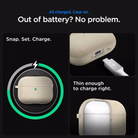 Spigen Urban Fit viedtālruņa apvalks AirPods 3 - bēšs