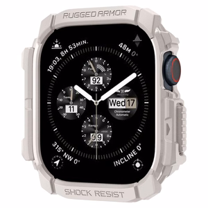 Maciņš SPIGEN RUGGED ARMOR APPLE WATCH 10 (46 MM) bēšs