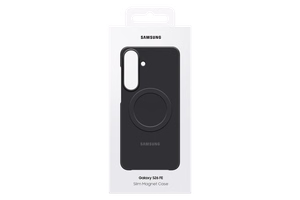 Plāns melns „Samsung“ vāciņš ar magnētu tālrunim „Galaxy S26 FE“