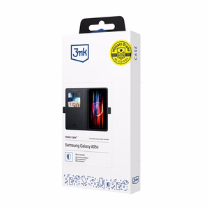 3mk Wallet Case viedtālruņa apvalks Samsung Galaxy A05s - melns
