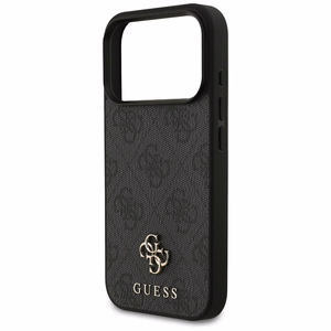 Guess 4G Small Classic Logo MagSafe vāciņš iPhone 18 Pro / 17 Pro – melns