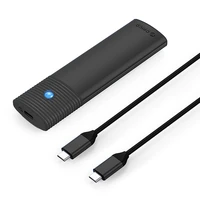 Orico PWM2-G2 M.2 NVME USB-C 10Gb/s disku ierīce - melna