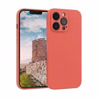 Maciņš "Liquid Silicone" Samsung S942 S26 persiku krāsas