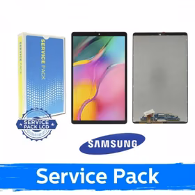 LCD Displejs Saderīgs ar Samsung T510 / T515 Tab A 10.1'' Melns (Service Pack)