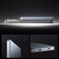 Joyroom JR-PBM08 Pro 10000mAh Īpaši plāns portatīvais lādētājs - pelēks