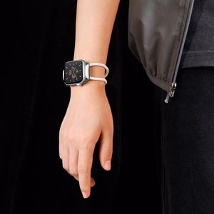 Siksniņa Baseus Lets go priekš Apple Watch Series 42 / 44mm balts/rozā