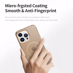 Rock Matte sērijas magnētiskais viedtālruņa apvalks Iphone 16 melns