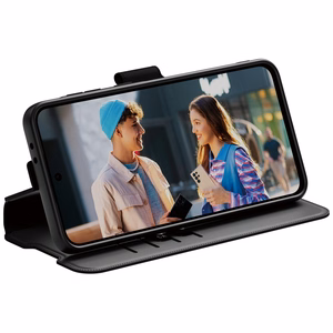 CARE by PanzerGlass Funkcionālais maks ar statīvu Samsung Galaxy A36 5G viedtālruņa apvalks - melns