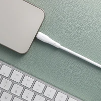 FORCELL F-ENERGY C346 kabelis Type C uz Lightning PD 3A 27W Silicone 1 m balts