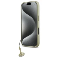 Guess 4G Charms Kolekcijas viedtālruņa apvalks iPhone 16 Pro Max - melns