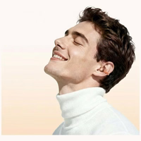 USAMS R03 Echo Clip-on Bluetooth 6.0 bezprzewodowe TWS austiņas oranžs