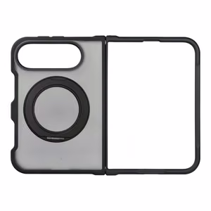 Melns Forcell F-Protect 4sD-i Smoke Hybrid Kickstand Premium vāciņš modelim iPhone Duo, saderīgs ar MagSafe