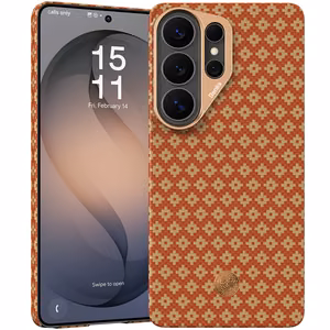 Benks Magnetic Armor Air Armor Grid Kevlar maciņš ar metāla rāmi 600D (C.K.FL.SA.GD.A050) Samsung Galaxy S26 Ultra, oranžs