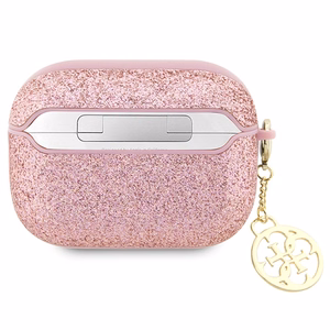 Guess GUAP2GLGSHP viedtālruņa apvalks (m) - rozā Glitter Flake 4G Charm Collection